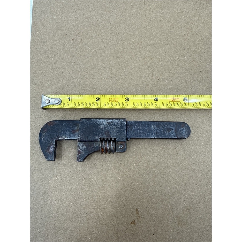 Vintage A-1 Mossburg 5" Bicycle Monkey Wrench Tool Diamond M Pat 00 & 02‎ #65